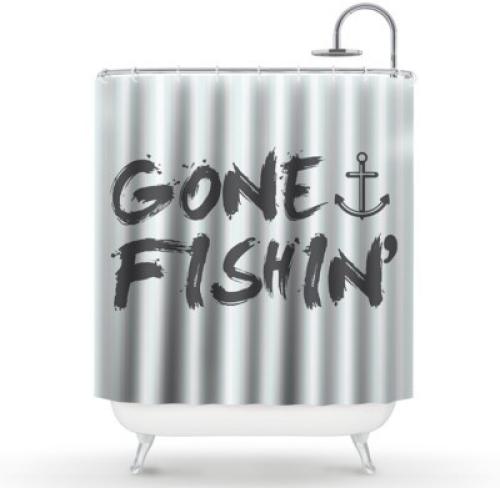 Gone fishin, Διάφορα, Κουρτίνες μπάνιου, 150 x 180 εκ.