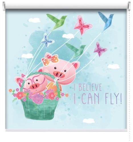 I Believe I Can Fly, Παιδικά, Ρολοκουρτίνες, 100 x 100 εκ.