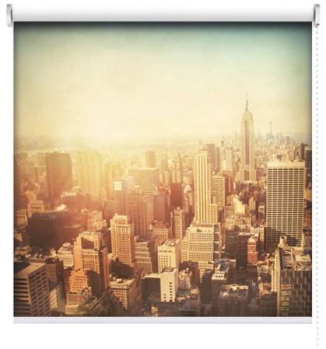 Νέα Υόρκη, Μανχάταν, Vintage, Ρολοκουρτίνες, 100 x 100 εκ.