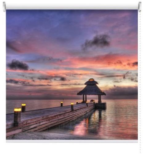 Μαλδίβες παραλία, Πόλεις - Ταξίδια, Ρολοκουρτίνες, 120 x 79 εκ.
