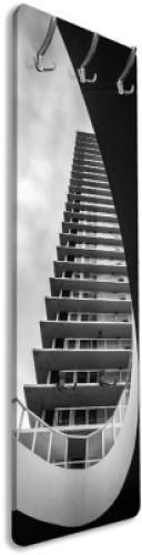 Ασπρόμαυρο κτήριο, Πόλεις -Ταξίδια, Κρεμάστρες & Καλόγεροι, 45 x 138 εκ.