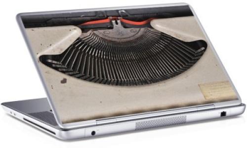 Γραφομηχανή, Skins sticker, Αυτοκόλλητα Laptop, 25 x 17 εκ. [8,9 Inches]