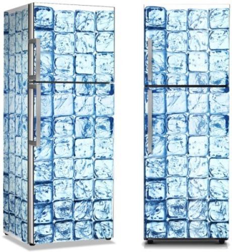 Μοτίβο με παγάκια, Φόντο - Τοίχοι, Αυτοκόλλητα ψυγείου, 50 x 85 εκ.