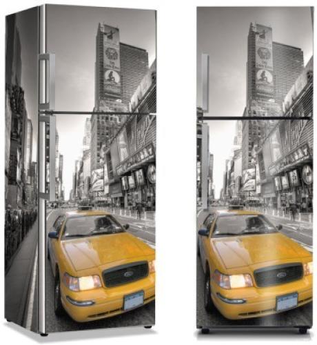 Νέα Υόρκη, Times Square, Πόλεις - Ταξίδια, Αυτοκόλλητα ψυγείου, 50 x 85 εκ.