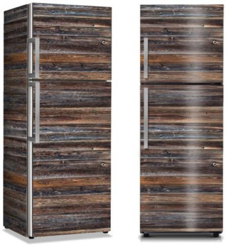 Παλιό ξύλο, Φόντο - Τοίχοι, Αυτοκόλλητα ψυγείου, 50 x 85 εκ.