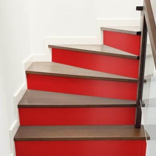 Red, Χρώματα, Αυτοκόλλητα σκάλας, 90 x 12 εκ.
