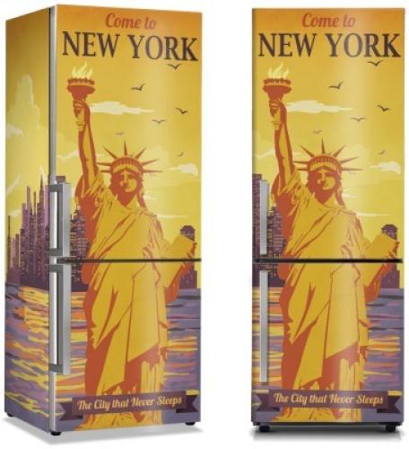'Άγαλμα της Ελευθερίας, Νέα Υόρκη, Πόλεις - Ταξίδια, Αυτοκόλλητα ψυγείου, 50 x 85 εκ.
