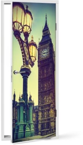 Big Ben, Πόλεις - Ταξίδια, Αυτοκόλλητα πόρτας, 60 x 170 εκ.