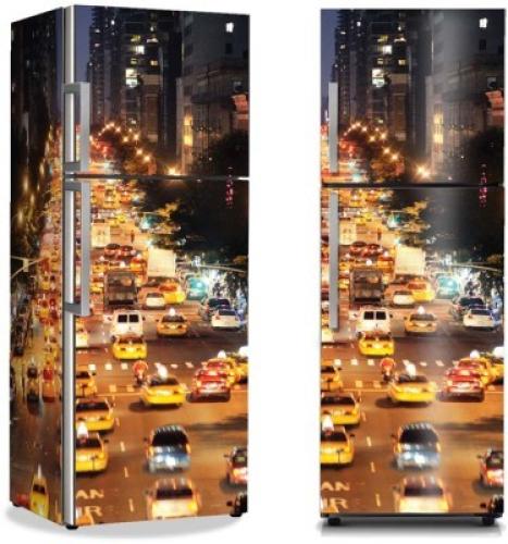 Δρόμος της Νέας Υόρκης, Πόλεις - Ταξίδια, Αυτοκόλλητα ψυγείου, 50 x 85 εκ.