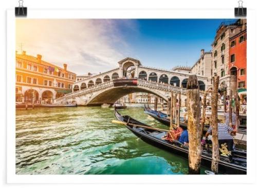 Γέφυρα του Ριάλτο, Βενετία, Πόλεις - Ταξίδια, Πόστερ, 30 x 20 εκ.