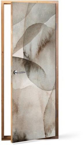 Painted modern paint, Line Art, Αυτοκόλλητα πόρτας, 60 x 170 εκ.