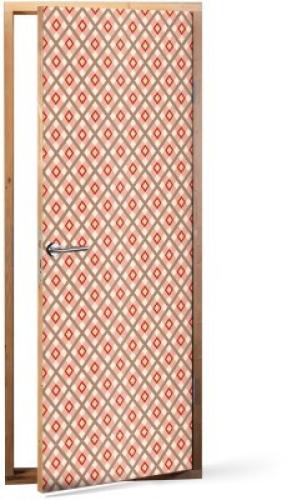 Vintage Μοτίβο, Μοτίβα, Αυτοκόλλητα πόρτας, 60 x 170 εκ.