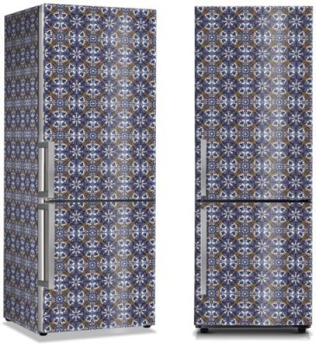 Dark Blue Patterns, Μοτίβα, Αυτοκόλλητα ψυγείου, 50 x 85 εκ.