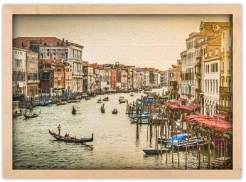 Η Βενετία από ψηλά, Πόλεις - Ταξίδια, Πίνακες σε καμβά, 30 x 20 εκ.