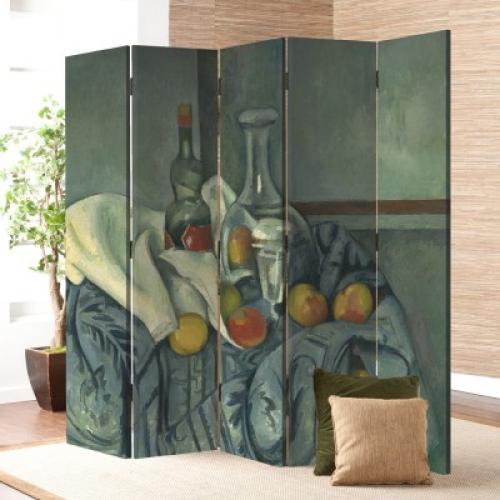 Το Μπουκάλι Μέντας, Cezanne Paul, Διάσημοι ζωγράφοι, 80 x 180 εκ. [Δίφυλλο]