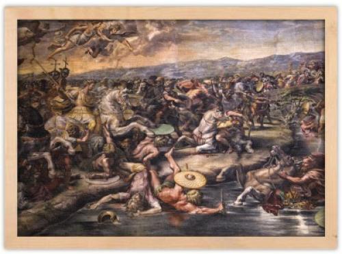 Battle of the Milvian Bridge, Raphael, Διάσημοι ζωγράφοι, 30 x 20 εκ.