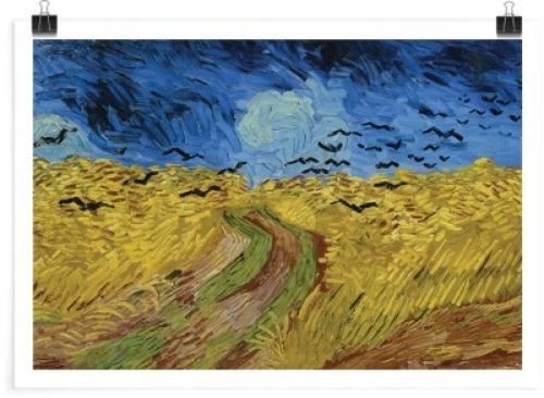Wheatfield with Crows, Vincent van Gogh, Διάσημοι ζωγράφοι, 30 x 20 εκ. Χαρτί | TRISOLV POSTER PAPER PRIME 200 GLOSSY