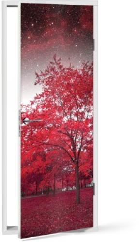 Κόκκινο Δέντρο, Φύση, Αυτοκόλλητα πόρτας, 60 x 170 εκ.