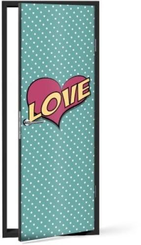 Love, Κόμικς, Αυτοκόλλητα πόρτας, 60 x 170 εκ.