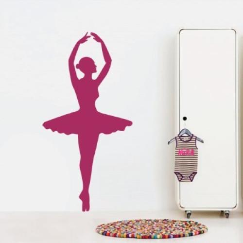 Μπαλαρίνα πιρουέτα, Παιδικά, Αυτοκόλλητα τοίχου, 30 x 60 εκ.