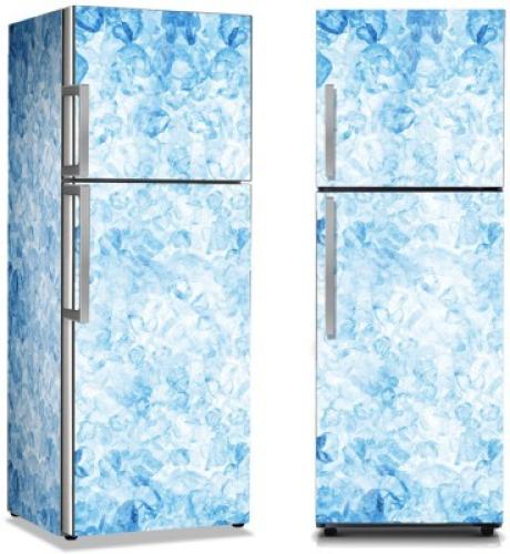 Τριμμένος Πάγος, Φόντο - Τοίχοι, Αυτοκόλλητα ψυγείου, 50 x 85 εκ.
