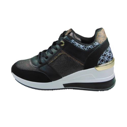 Tsimpolis Shoes CN-663 Black Γυναικείο Sneaker Μαύρο