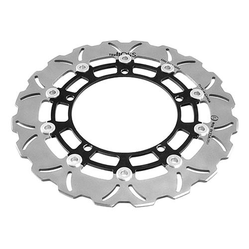 Tsuboss Front Brake Disc compatible with Triumph Speed Triple 1050 Series (08-13) STX102D Wave2Open Brake Disc (Tsuboss - TBS-TRM-0613 Triumph Speed Triple 1050 (05-13))