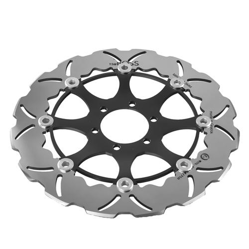 Tsuboss Front Brake Disc compatible with Ducati Paso 907 I.E 904 (90-91) STX15D Wave2Open Front Brake Disc (Tsuboss - DUC-PASO-FDW)