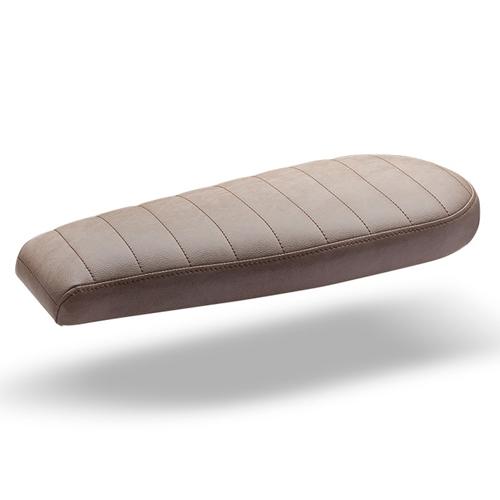 C-Racer Universal Scrambseat Scrambler seat ABS Plastic Material, 40 mm Seat Foam Thickness (C Racer - CRR-0048-047 Brown Rhombus Stitching Type White Thread Color)