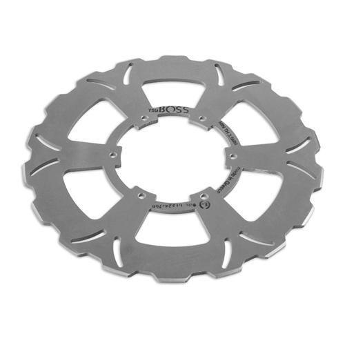 Tsuboss Front Brake Disc compatible with BMW F 650 Series (94-14) BW07FID Wave2Open Front Brake Disc (Tsuboss - TBS-BMW-1053 BMW F 650 ST (97-01))
