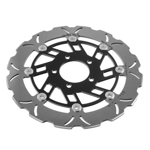 Tsuboss Front Brake Disc compatible with Suzuki SV S 1000 (03-07) STX68D Wave2Open Front Brake Disc (Tsuboss - SUZ-SVS1000-FDW)
