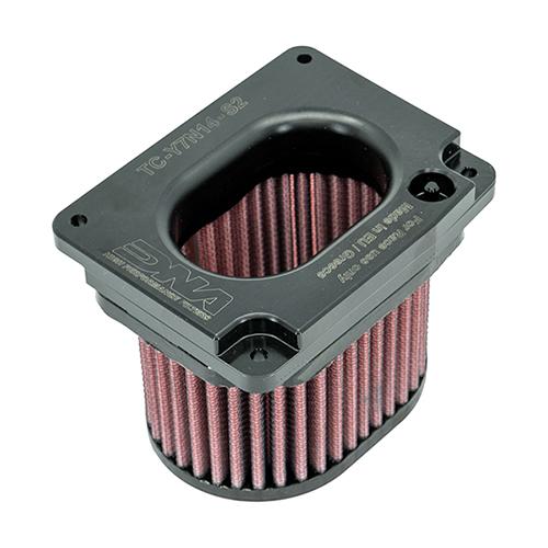 Yamaha XSR 700 (16-23) Air Cover Stage 2 and Filter Combo R-Y7N14-S2-COMBO OEM Air Filter Air Flow: 81.70 CFM, DNA Air Filter Air Flow: 111.40 CFM (DNA Filters - YMA-XRCO)