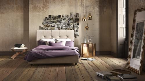 Κρεβάτι Fedra, χωρίς αποθηκευτικό χώρο, 160x200, Silk