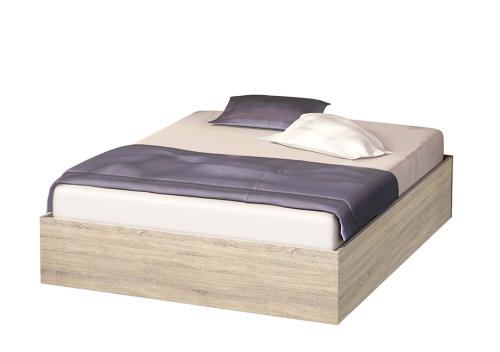 Κρεβάτι ξύλινο High, Σόνομα, 180/200, Genomax