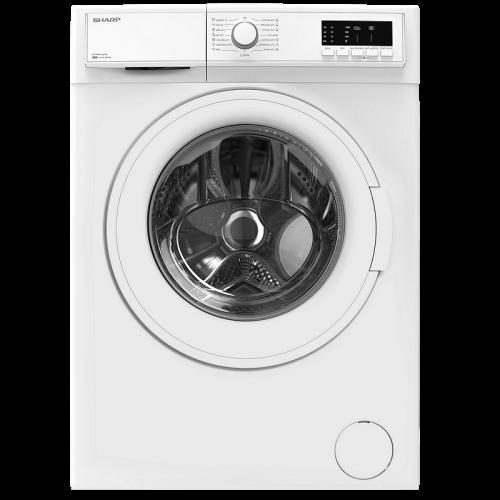 Πλυντήριο ρούχων 1000 στροφών, 6,00 kg, D, Λευκό, ES-HFA6102WD, Sharp
