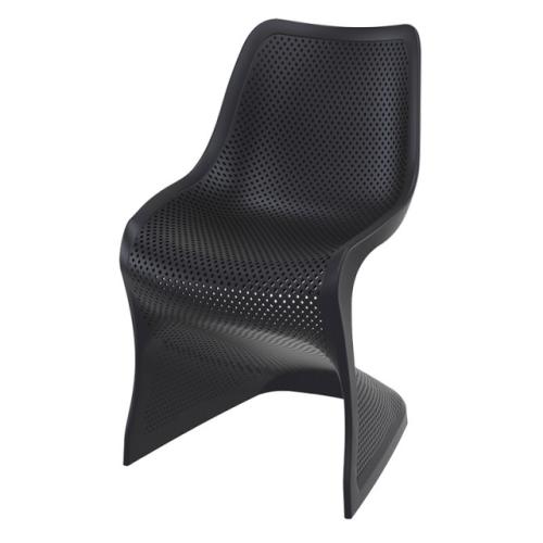 Καρέκλα Bloom, 50x58x85 cm., Genomax - Μαύρο