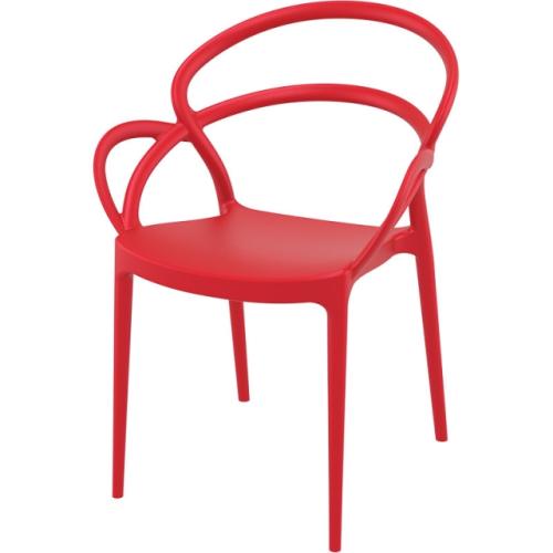 Καρέκλα Mila, 57x56x82 cm., Genomax - Λευκό