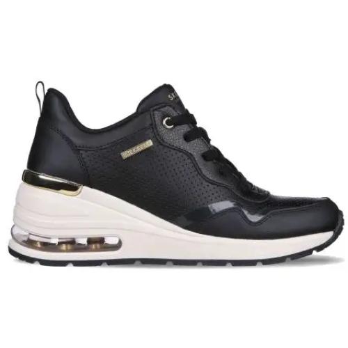 Γυναικεία Ανατομικά Sneakers Skechers Million 155399/BLK Μαύρα
