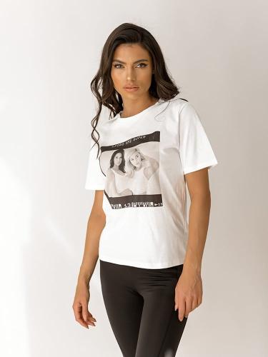 Kendall + Kylie T-Shirt Κοντομάνικο Λευκό - Material Girls
