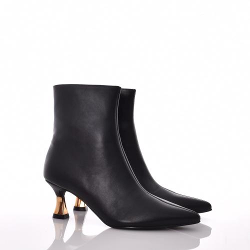 CORINA NEGRO BOOTS WITH GOLD DETAILS - M3925