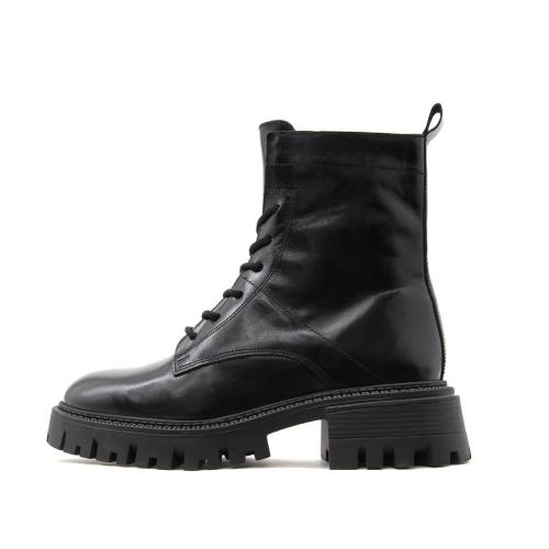 LEATHER BIKER BOOTS WOMEN INUOVO