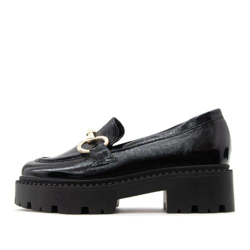 PATENT LEATHER CHUNKY MOCCASINS WOMEN BACALI COLLECTION