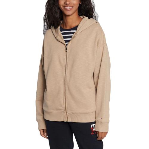 RELAXED FIT ZIP HOODIE WOMEN TOMMY HILFIGER