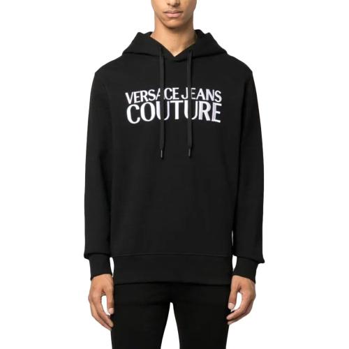 75UP306 LOGO PRINT HOODIE MEN VERSACE JEANS COUTURE