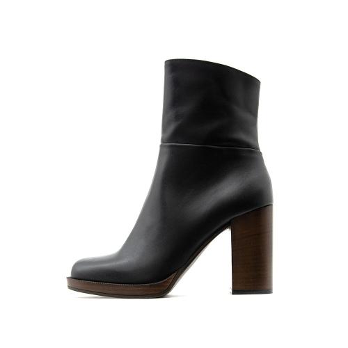 LEATHER HIGH HEEL ANKLE BOOTS WOMEN DEBUTTO DONNA
