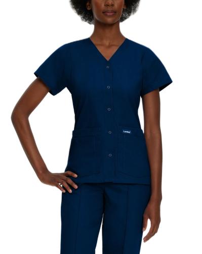 Μπλούζα Γυναικεία Yγειονομικών LANDAU Essentials 4-Pocket V-Neck Navy