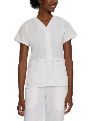 Μπλούζα Γυναικεία Yγειονομικών LANDAU Essentials 4-Pocket V-Neck White