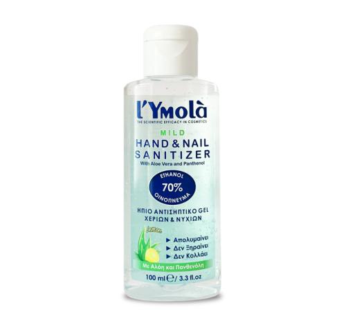 L`Ymolà Mild Hand & Nail Sanitizer - Ήπιο Αντισηπτικό Gel Χεριών & Νυχιών 100ml