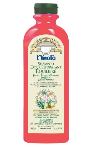 L`Ymolà Shampoo Doux Hydratant Equilibre - Σαμπουάν για Κανονικά Μαλλιά 500ml