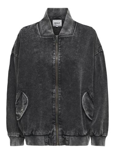 Τζιν oversized bomber jacket ONLY 15321253 - Ανθρακί